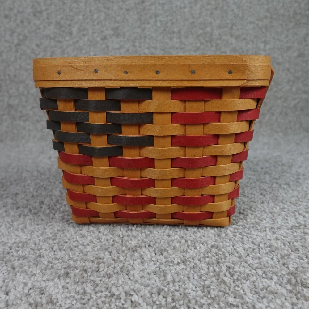 Longaberger 25th Anniversary Basket 1973-1998 Americana Red Blue Vintage